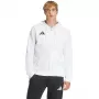 adidas vyriškas Entrada 26 pilno užtrauktuko gobtuvas baltas S