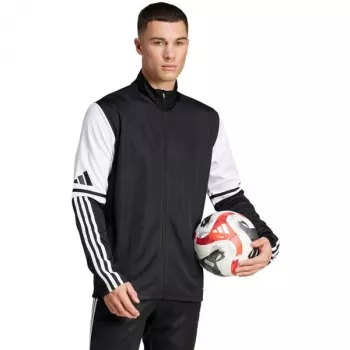 adidas Squadra 25 treniruočių viršus vyrams 1/4 užtrauktuku, juodas/baltas, 2XL