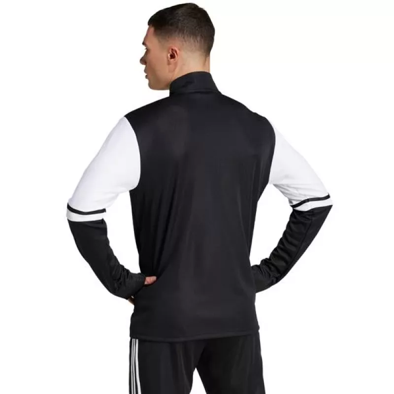 adidas Squadra 25 treniruočių viršus vyrams 1/4 užtrauktuku, juodas/baltas, 2XL