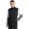 adidas Squadra 25 treniruočių viršus vyrams 1/4 užtrauktuku, juodas/baltas, 2XL