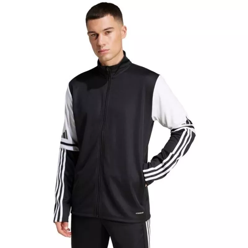 adidas Squadra 25 treniruočių viršus vyrams 1/4 užtrauktuku, juodas/baltas, 2XL