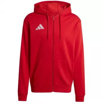 adidas Entrada 26 pilno užtrauktuko gobtuvas vyrams Team Power Red/White M