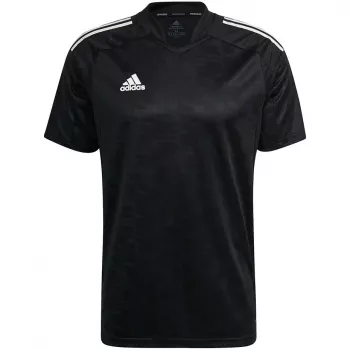 adidas Condivo 21 JSY vyrų treniruočių marškinėliai juodi GJ6790 M dydis