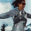 adidas TERREX Xperior CLIMA365 Light Windweave moteriška striukė - juoda/balta, M dydis