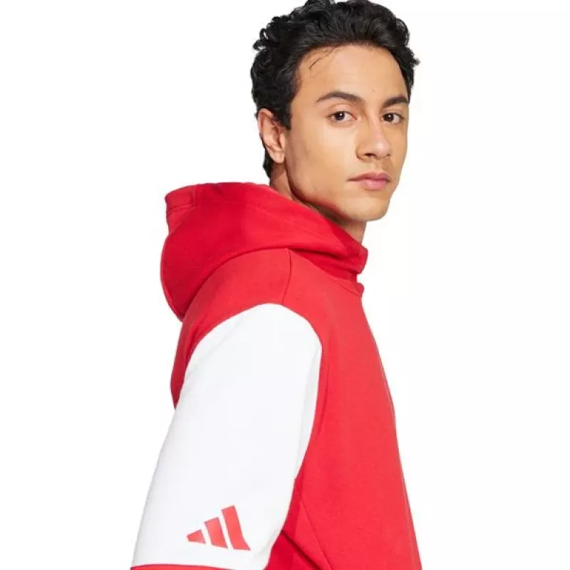 adidas Squadra 25 vyriškas sportinis gobtuvas su užtrauktuku, raudonas, XL