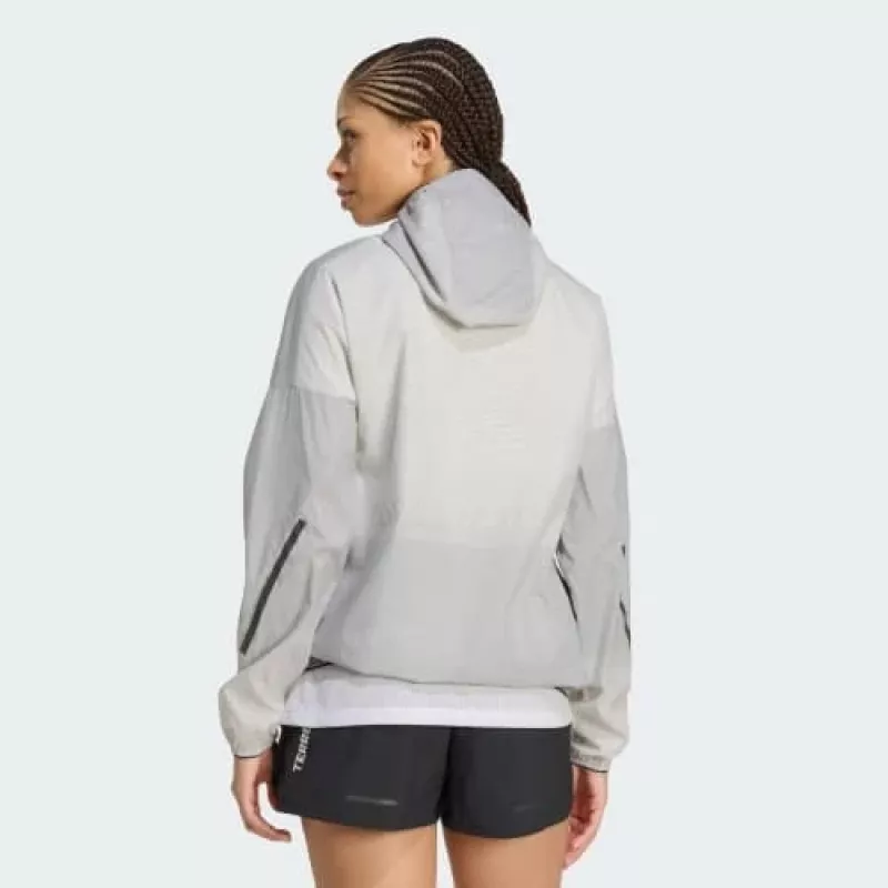 adidas TERREX Xperior CLIMA365 Light Windweave švarkas moterims - juoda/balta, S dydis