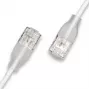 WANTEC eGlow UTP CAT6a trumpasis jungiamasis kabelis, 0,5 m, baltas