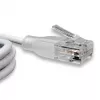 WANTEC eGlow UTP CAT6a trumpasis jungiamasis kabelis, 0,5 m, baltas