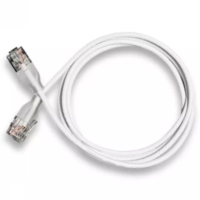 WANTEC eGlow UTP CAT6a trumpasis jungiamasis kabelis, 0,5 m, baltas