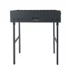 ŠAŠLYKINĖ MG-2 TexasClub Charcoal BBQ Grill 70x30x17 cm Black