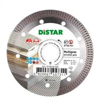 DISTAR MULTIGRES deimantinis diskas 125 x 1,4 x 10 x 22,23 mm