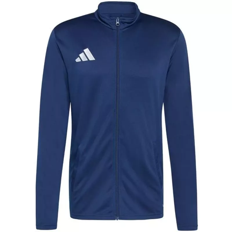 adidas Entrada 26 vyriška treniruočių striukė, tamsiai mėlyna, XL dydis, perdirbtas poliesteris, pilnas užtrauktukas