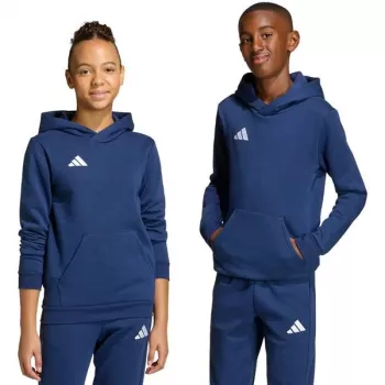 adidas Entrada 26 vaikiškas gobtuvas (hoody) tamsiai mėlynas 164 cm