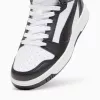 PUMA Rebound V6 Mid vaikiški sportbačiai balti juodi 393831 01 39 dydis