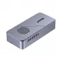 UNITEK USB4 M.2 NVMe SSD korpusas su aktyviu aušinimu, 80Gbps, be įrankių, aliumininis, USB-C