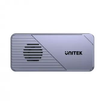 UNITEK USB4 M.2 NVMe SSD korpusas su aktyviu aušinimu, 80Gbps, be įrankių, aliumininis, USB-C