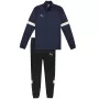 PUMA vyriškas Team Rise treniruočių kostiumas, tamsiai mėlynas/juodas, XL dydis