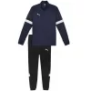 PUMA vyriškas Team Rise treniruočių kostiumas, tamsiai mėlynas/juodas, XL dydis