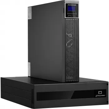 PowerWalker VFI 6000 RTG PF1 6000 VA Online dvigubos konversijos UPS - stelažinis/ant grindų, 2x IEC C19 lizdai, gryno sinuso banga