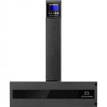 PowerWalker VFI 6000 RTG PF1 6000 VA Online dvigubos konversijos UPS - stelažinis/ant grindų, 2x IEC C19 lizdai, gryno sinuso banga