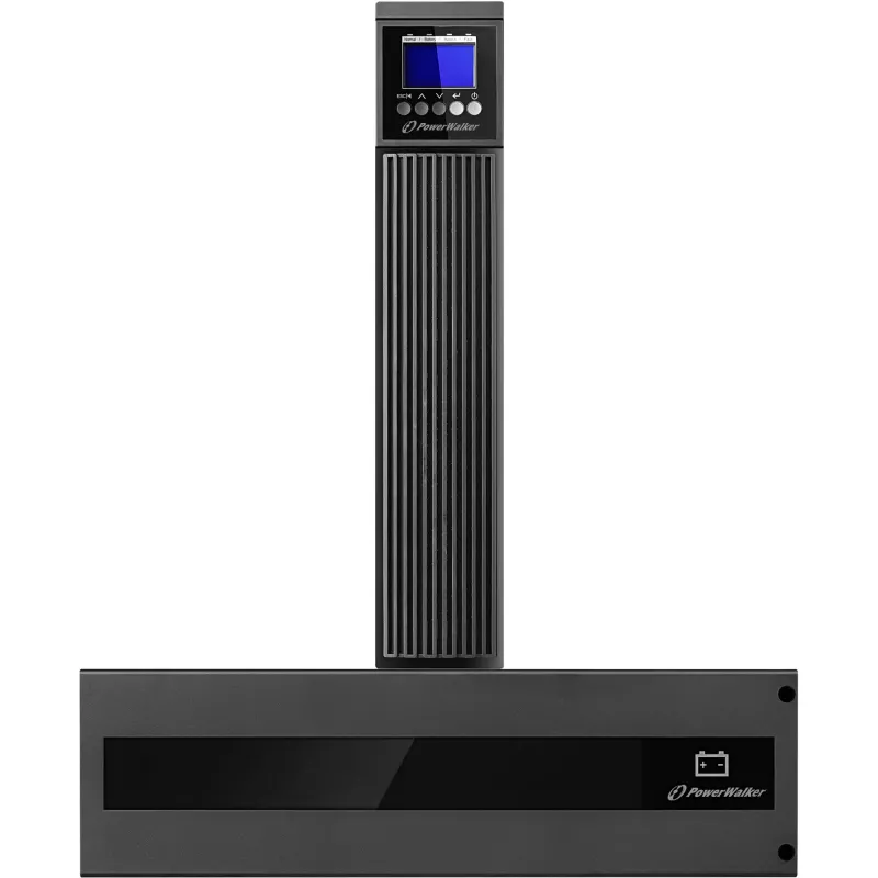 PowerWalker VFI 6000 RTG PF1 6000 VA Online dvigubos konversijos UPS - stelažinis/ant grindų, 2x IEC C19 lizdai, gryno sinuso banga