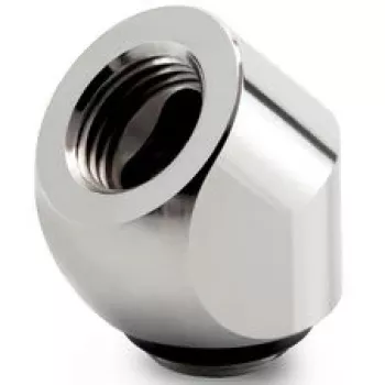 Thermal Grizzly DeltaMate Rotary 45° G1/4 adapteris – blizgus nikelis