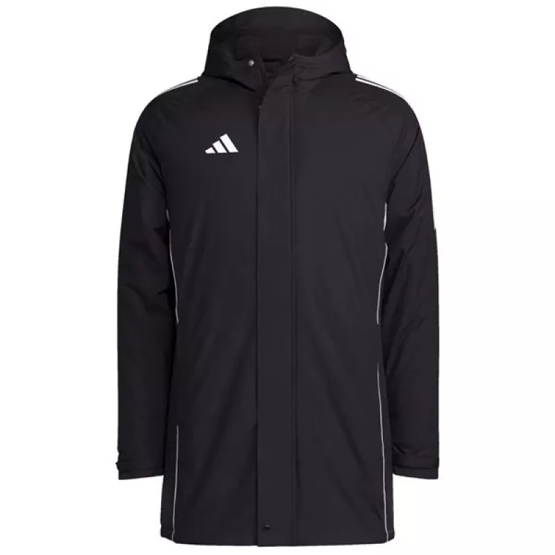 adidas Tiro 24 Stadium Parka vyriška juoda/balta, M dydis