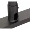 B-TECH AV SYSTEM X - Universalus žemo profilio plokščiaekranis vežimėlis (VESA 600 x 400) - 0,75 m Ø50 mm stulpai