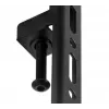 B-TECH AV SYSTEM X - Universalus žemo profilio plokščiaekranis vežimėlis (VESA 600 x 400) - 0,75 m Ø50 mm stulpai