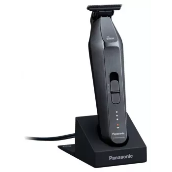 Panasonic Barikan ER-XT70-N801 sidabrinis profesionalus plaukų kirpimo aparatas su linijiniu varikliu, 39 kirpimo ilgiai, belaidis ir su laidu