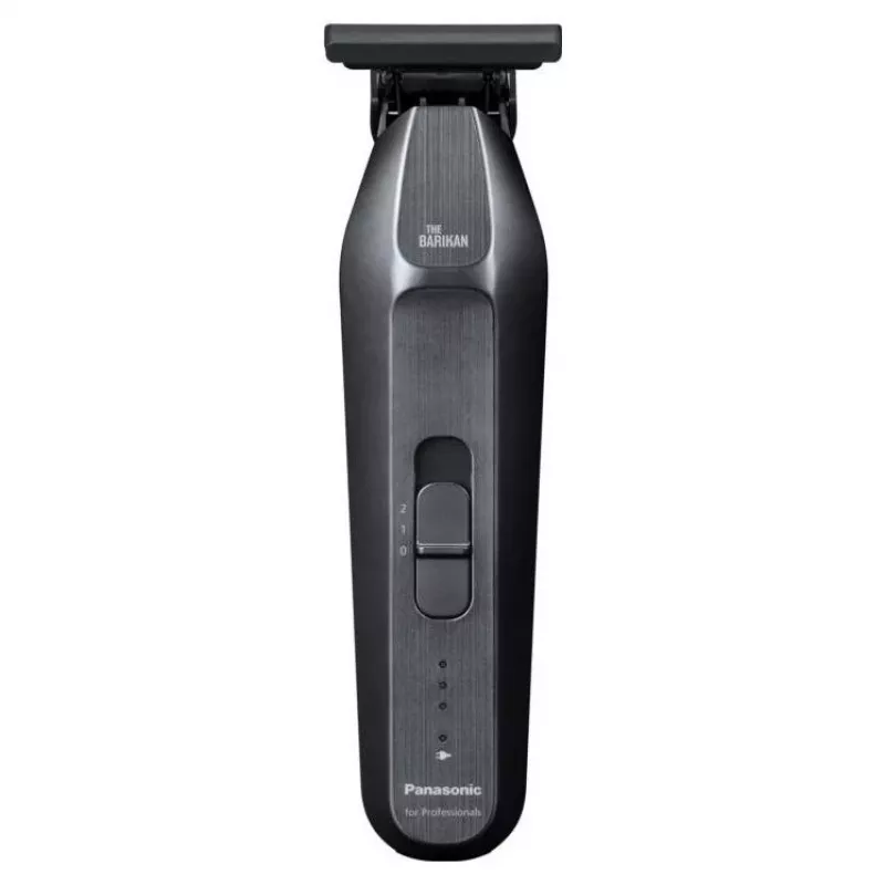 Panasonic Barikan ER-XT70-N801 sidabrinis profesionalus plaukų kirpimo aparatas su linijiniu varikliu, 39 kirpimo ilgiai, belaidis ir su laidu