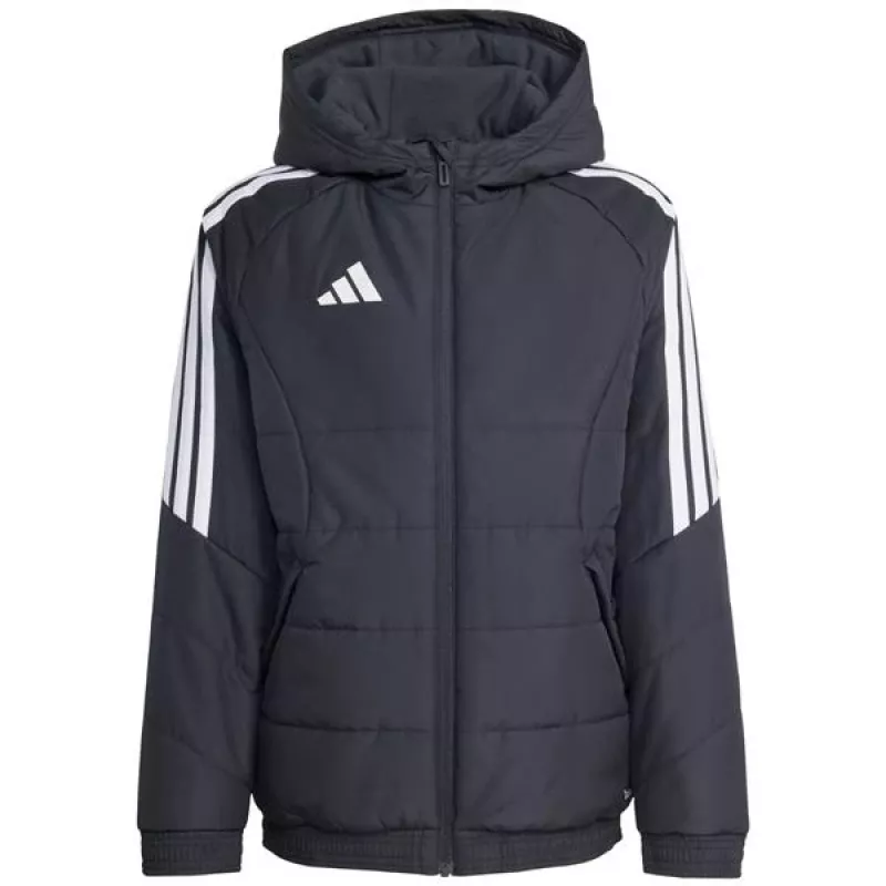 adidas Tiro 26 Winter vaikiška futbolo striukė juoda KA5319 164 cm