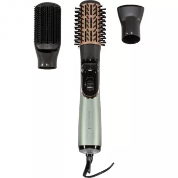 Remington AS 5860 Botanicals karšto oro formuotojas su jonų kondicionavimu, 1200 W, 50 mm šepetys su mišriais šereliais, koncentratoriaus antgalis, šaknų apimties antgalis, šalto oro fiksacija, pažangi keramikos danga su alaviju, jojoba ir rožių ekstraktu