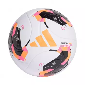 adidas Conext 26 League futbolo kamuolys 5 dydžio, baltas/juodas/saulės oranžinis KE5865