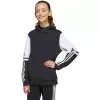 adidas Squadra 25 vaikiškas gobtuvas su užtrauktuku juodas 128 cm