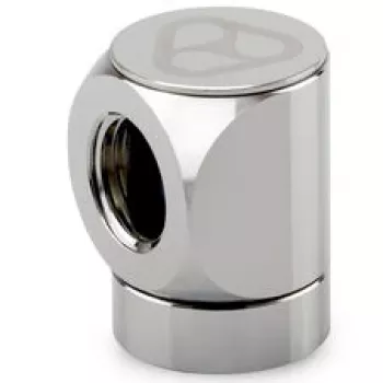 Thermal Grizzly DeltaMate Rotary 90° Movi G1/4 adapteris, blizgus nikelis