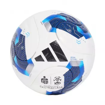 adidas Ekstraklasa 26/27 Pro Match kamuolys baltas/mėlynas 5 dydis