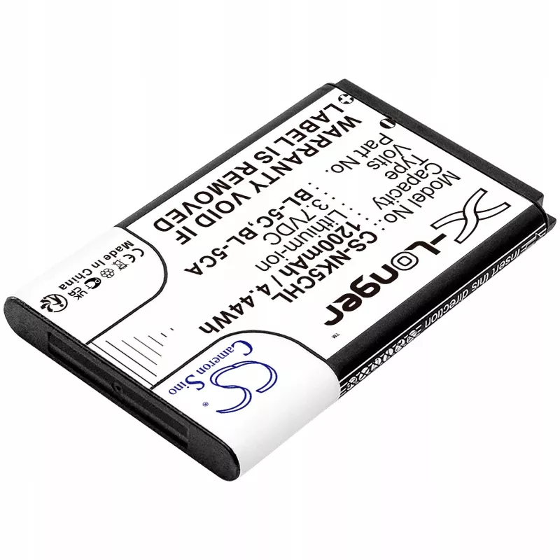 Cameron Sino 1200mAh ličio jonų baterija, skirta Nokia BL-5C, BL-5CA, Teltonika, Lark BL-6SP