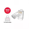 UNITEK RJ45 modulinis kištukas (8P8C) Cat. 5e, 100 vnt. pakuotė