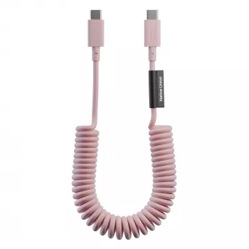 Native Union Pop Cable USB-C į USB-C 1,2 m 60W pintas laidas - Candy