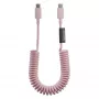 Native Union Pop Cable USB-C į USB-C 1,2 m 60W pintas laidas - Candy