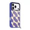 LAUT Keyko Pop dėklas, skirtas iPhone 17 Pro Max, Indigo Tide