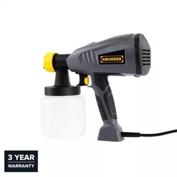 Elektrinis dažų purkštuvas JS-HH15A 400W HVLP purškimo pistoletas su 800ml talpa, 3 purškimo režimais, 2 antgaliais