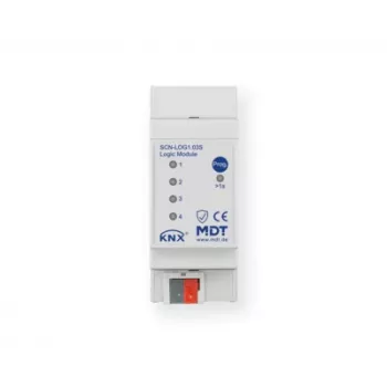 MDT KNX Logic Module 2TE REG Secure – 200 loginių blokų, DIN bėgelis, KNX Secure