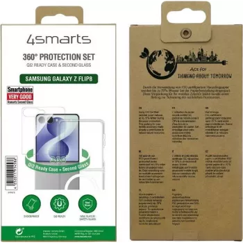 4smarts 360° apsaugos rinkinys Samsung Galaxy Z Flip8 - skaidrus