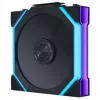 Lian Li UNI FAN SL FLEX Wireless ARGB 120 mm PWM korpuso ventiliatorius - 3 vnt., juodos spalvos, atvirkštinė mentė