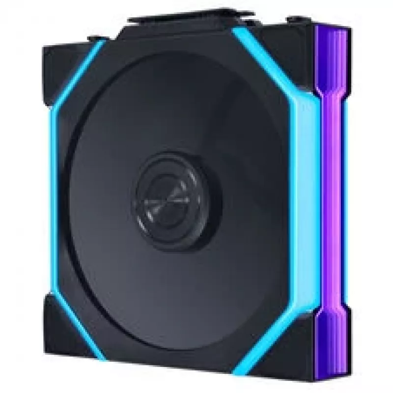 Lian Li UNI FAN SL FLEX Wireless ARGB 120 mm PWM korpuso ventiliatorius - 3 vnt., juodos spalvos, atvirkštinė mentė