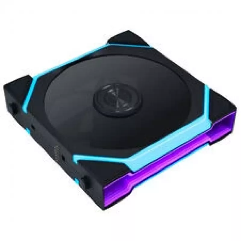 Lian Li UNI FAN SL FLEX Wireless ARGB 120 mm PWM korpuso ventiliatorius - 3 vnt., juodos spalvos, atvirkštinė mentė