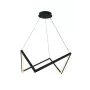Luminaire Pendant 40W LED 2400LM Matinis Juodas