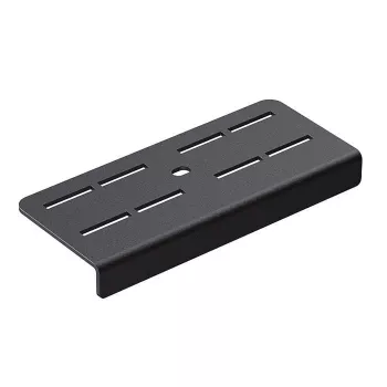 VIRPIL Controls kėdės laikiklio prailginimo plokštė, 140 mm – juoda
